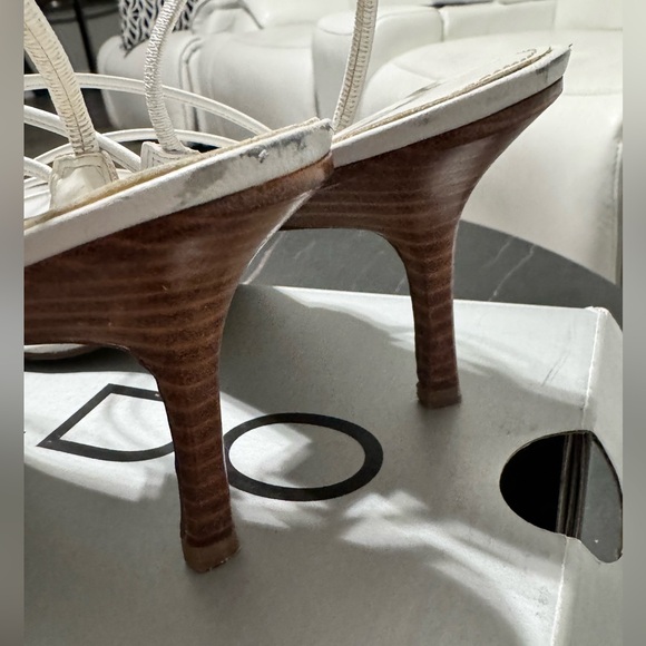 ALDO White high heels sandals Size 9.5 or40 - Picture 7 of 9